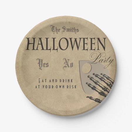 Spirits Halloween Plate