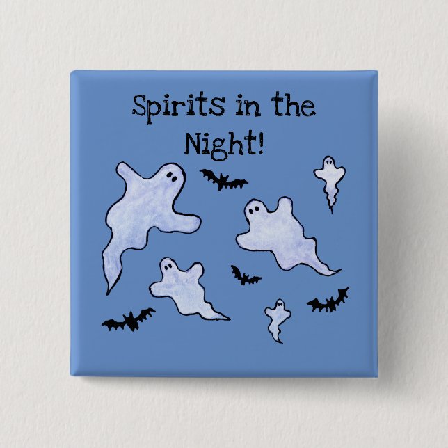 Spirits in the Night Button (Front)