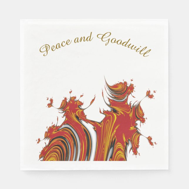 SPIRITS OF CHRISTMAS PAPER NAPKINS (Front)