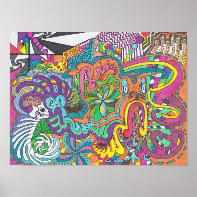 Spirits of Color Run Amok Poster (Front)