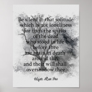 Spirits of the Dead Edgar Allan Poe Poem  Poster