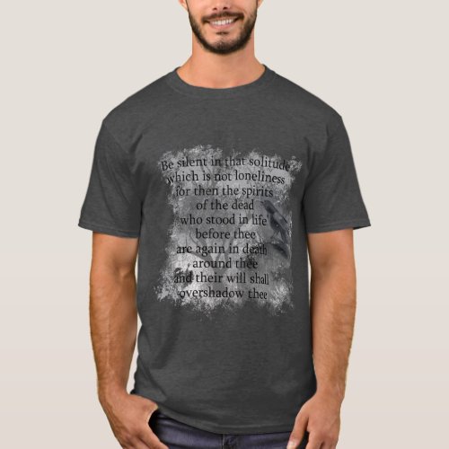 Spirits of the Dead Edgar Allan Poe Poem   T_Shirt