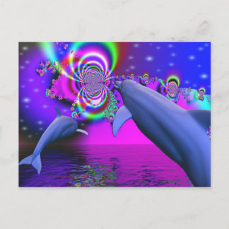 Spirits of the deep postcard
