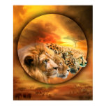 Spirits Of The Savannah Fine Art Poster/Print Poster