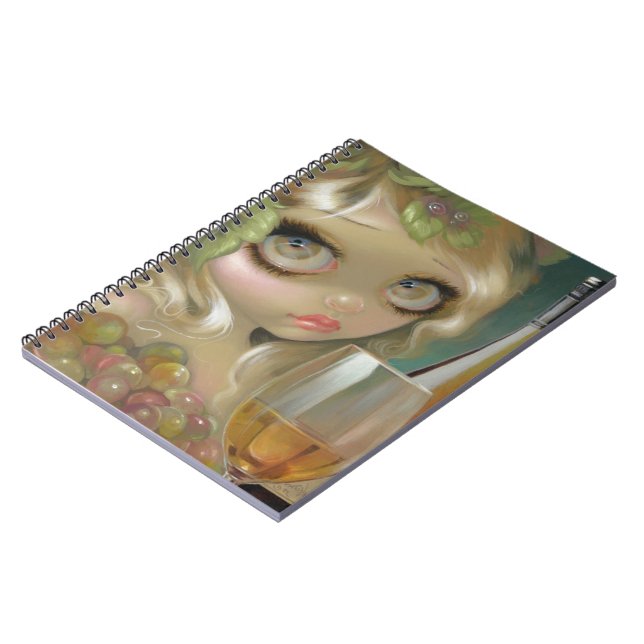 "Spirits of the Vine: Chardonnay" Notebook (Left Side)