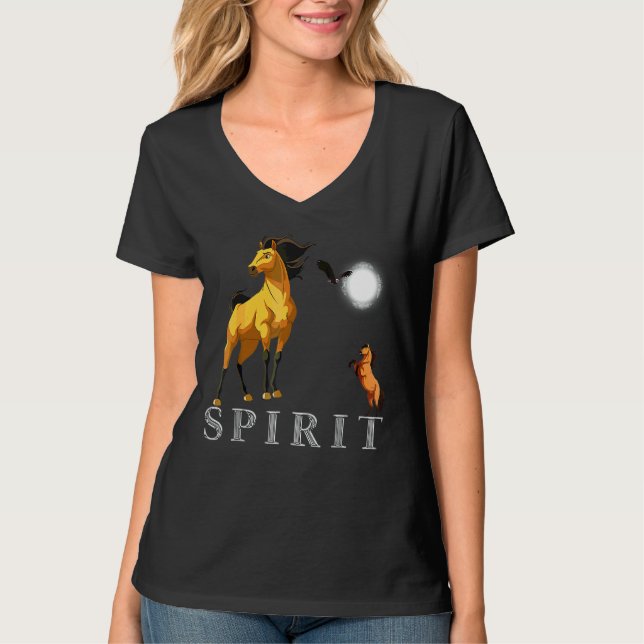 Spirits Stallions Of The Cimarrons T-Shirt (Front)