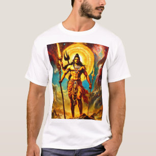 Spiritual Abstract Image of Lord Shiva T-Shirt