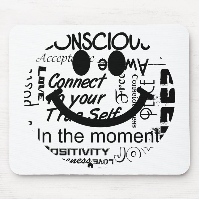 Spiritual affirmations mouse pad (Front)