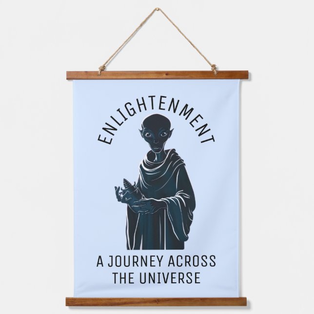 Spiritual Alien Monk Hanging Tapestry (Front)