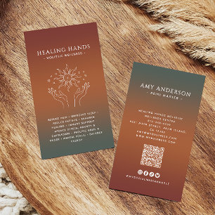 Spiritual/Alternative Wellness Healing Celestial Business Card