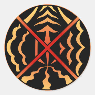 Spiritual Art Stickers First Nations Sun Stickers