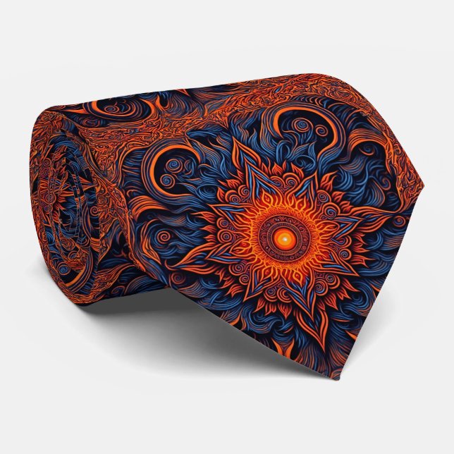 Spiritual Artistry - Enlightened Elegance Neck Tie (Rolled)