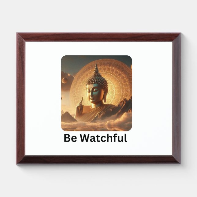 Spiritual Awakening, Inner Silence, Overcoming Ego Award Plaque (Horizontal)