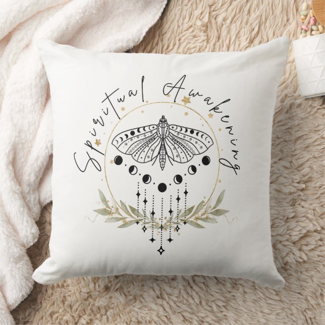 Spiritual Awakening Throw Pillow (Blanket)