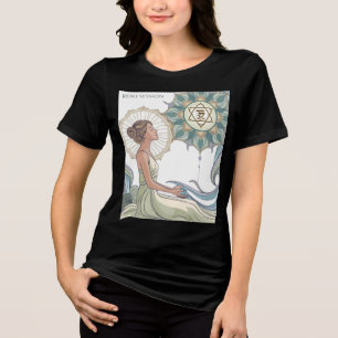 Spiritual Balance in Every Line – Reiki Design Tri-Blend Shirt