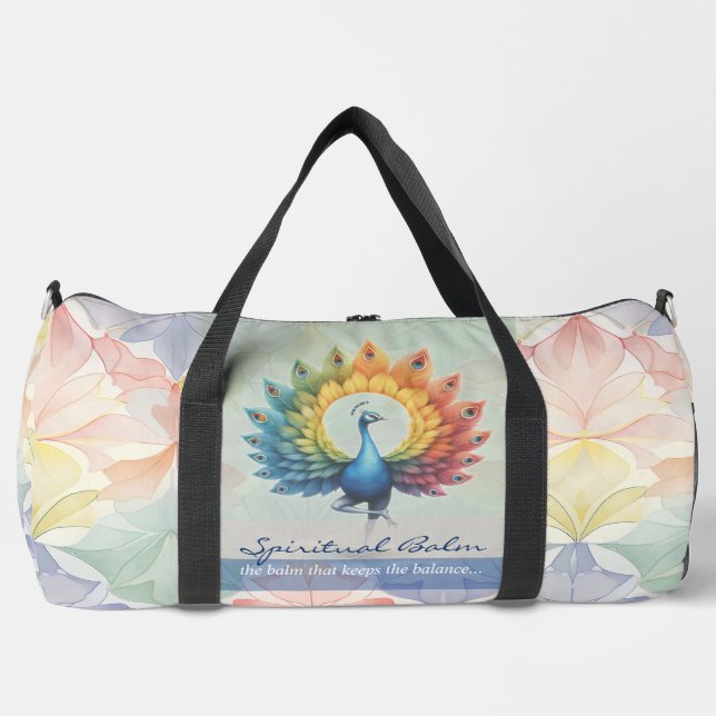 Spiritual Balm | Keeps the Balance Duffle Bag (Front)