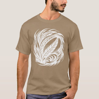 Spiritual Bird Feather Ball Meditation friend girl T-Shirt