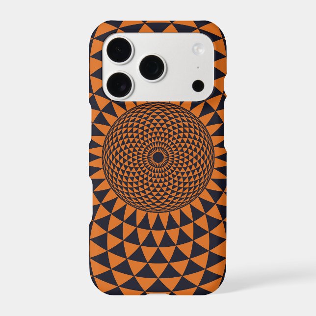 Spiritual Black White Mandala Geometric Oriental Case-Mate iPhone Case (Back)