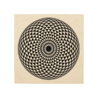 Spiritual Black White Mandala Geometric Oriental