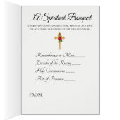 Spiritual Bouquet Boy Praying to Jesus (Inside (Right))