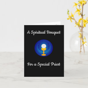 Spiritual Bouquet for a Priest Card