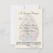 Spiritual Bouquet Prayer Offering Card (Back)