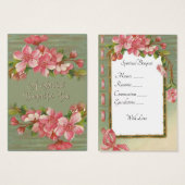 Spiritual Bouquet Prayer Offering Holy Card (Front & Back)