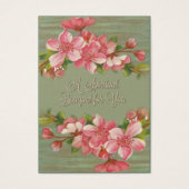 Spiritual Bouquet Prayer Offering Holy Card (Front)