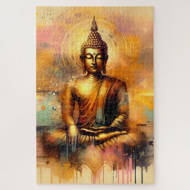 Spiritual Buddha Jigsaw Puzzle (Vertical)