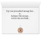 Spiritual Card Native Art First Nation Custom Card (Inside Horizontal (Bottom))