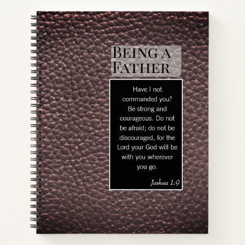 Spiritual Christian Father Day Quotes Notebook