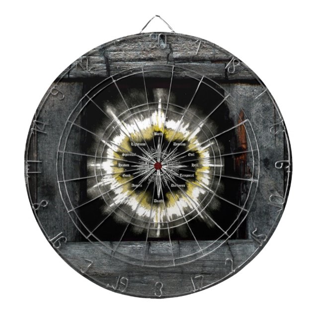 Spiritual Compass Dart Board (Front)