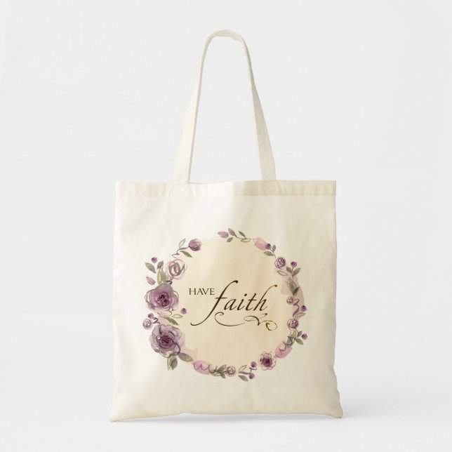 Spiritual Conscious Faith Love Hope Art Tote Bag (Front)