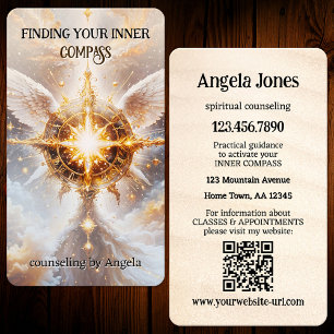 Spiritual Counseling Psychic Guidance Business Card