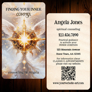 Spiritual Counseling Psychic Guidance Business Card