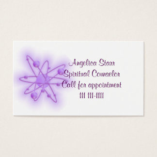 Spiritual Advisor Business Cards Templates Zazzle Spiritual Counselor Or Psychic Template With Orbs Business Card