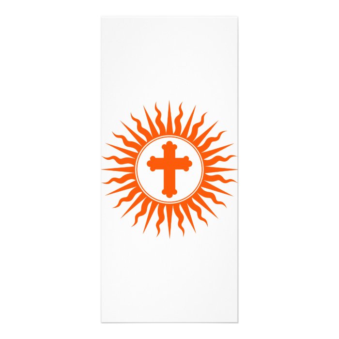 Spiritual Cross Design Rack Cards