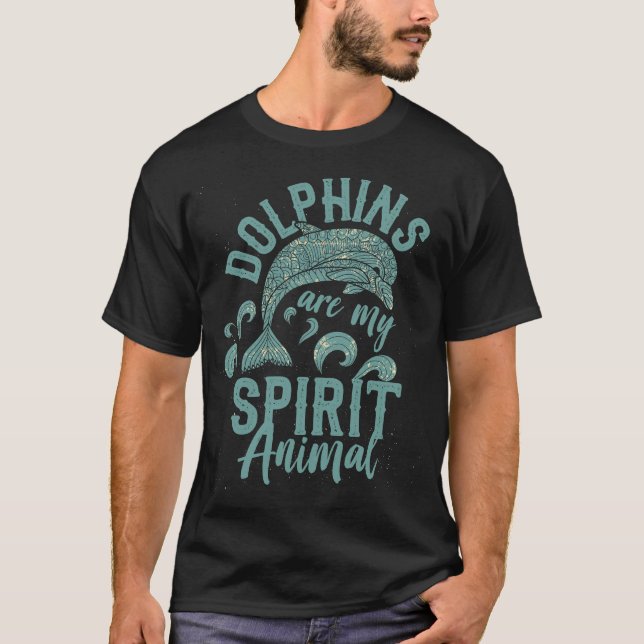 Spiritual dolphin T-Shirt (Front)