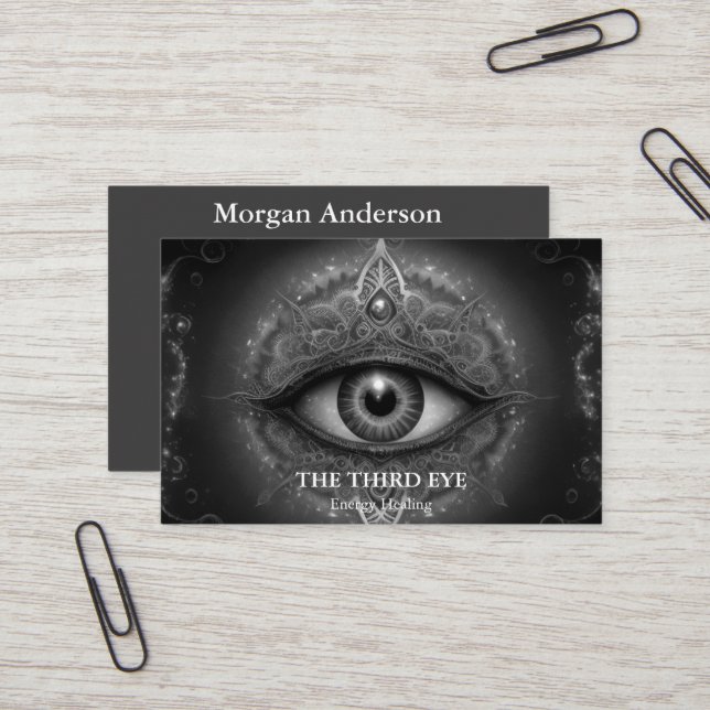 Spiritual Energie Heiler Reiki  Business Card (Front/Back In Situ)