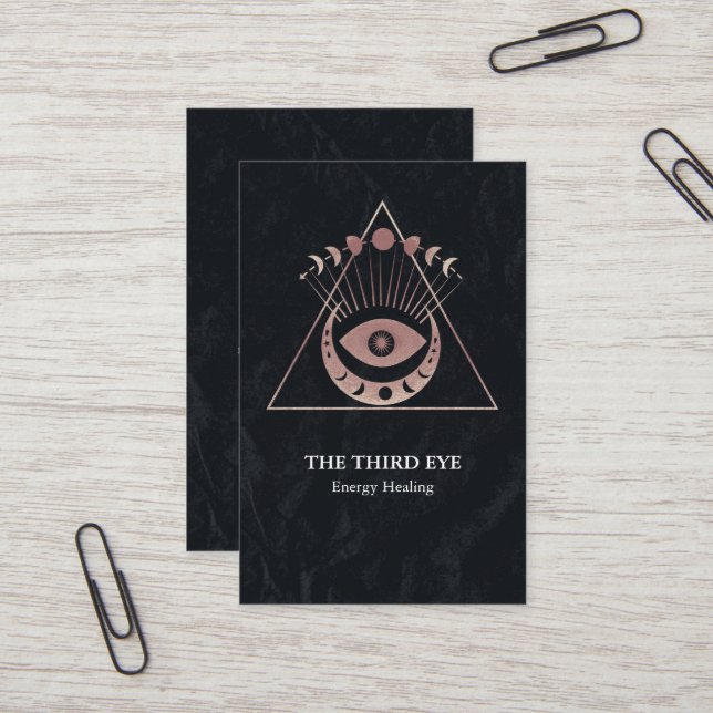Spiritual Energie Heiler Reiki  Business Card (Front/Back In Situ)