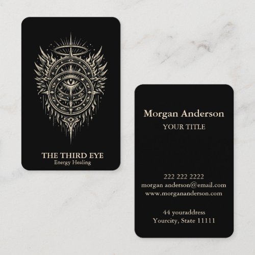 Spiritual Energie Heiler Reiki Business Card