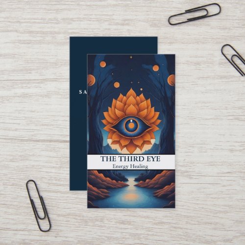 Spiritual Energie Heiler Reiki Business Card