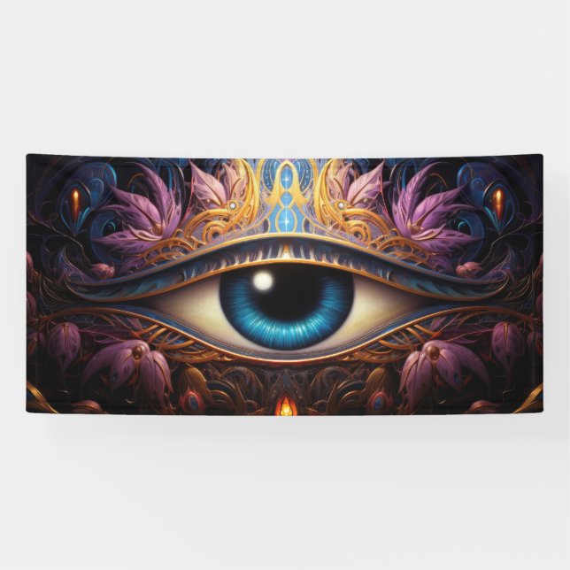 Spiritual Energie Heiler Reiki vinyl banner (Horizontal)