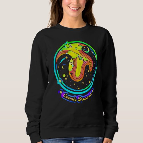 Spiritual Enlightenment Tarot Card Cosmic Dreamer Sweatshirt