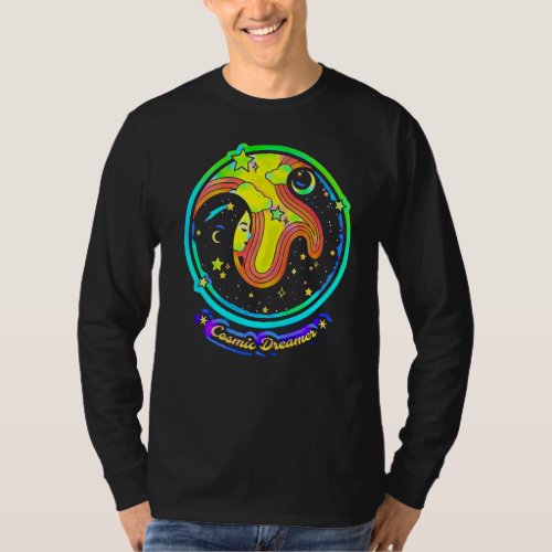 Spiritual Enlightenment Tarot Card Cosmic Dreamer T_Shirt