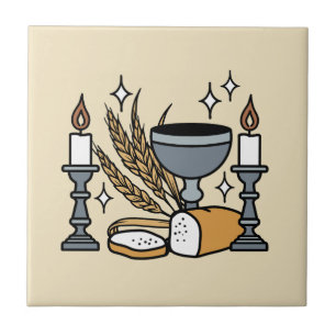 Spiritual Faith and Grace – Uplifting Christian Ceramic Tile