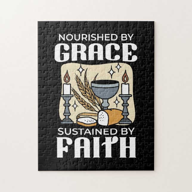 Spiritual Faith and Grace – Uplifting Christian Jigsaw Puzzle (Vertical)