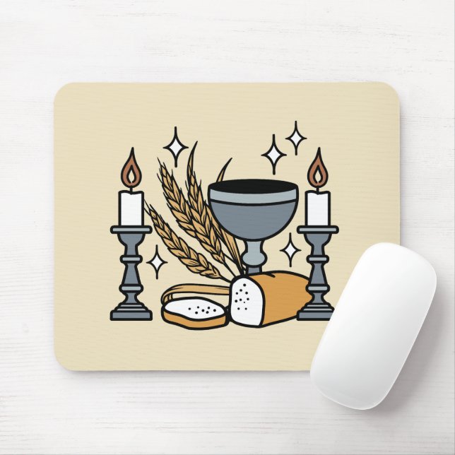Spiritual Faith and Grace – Uplifting Christian Mouse Pad (With Mouse)