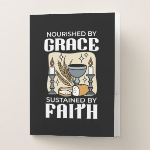 Spiritual Faith and Grace – Uplifting Christian Pocket Folder