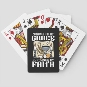 Spiritual Faith and Grace – Uplifting Christian Poker Cards